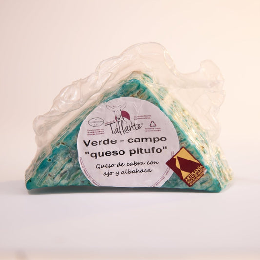 Queso Verde de Cabra con Albahaca y Ajo VerdecampoQuesos de CabraCampoSpain